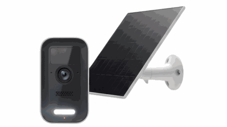 Solar outdoor camera